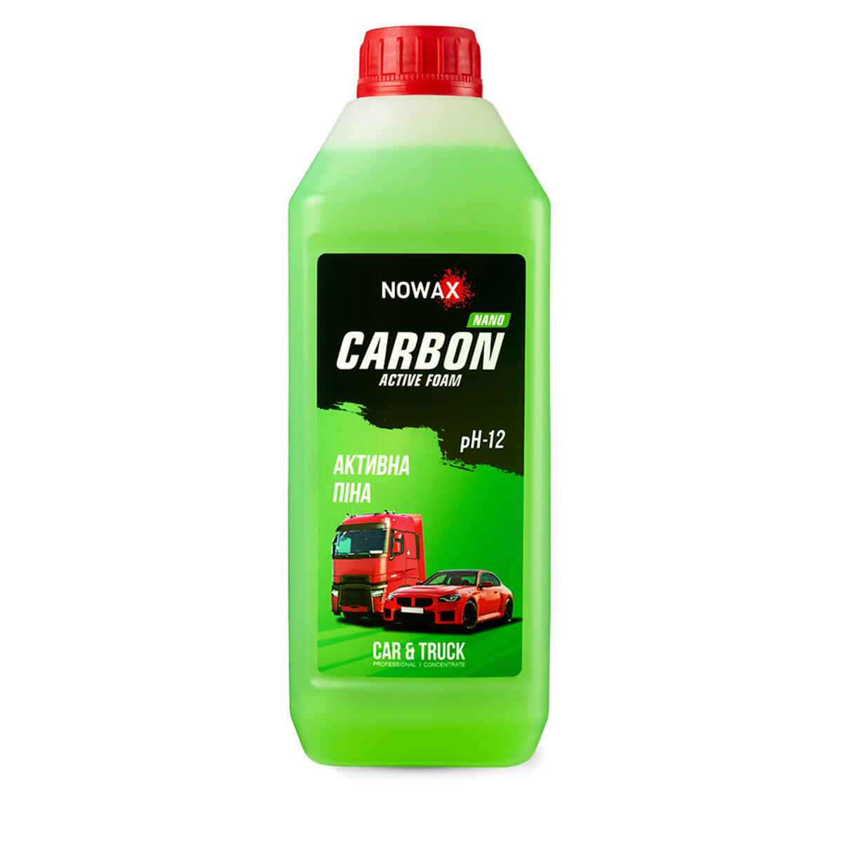 Активная пена Nowax Carbon Nano Active Foam концентрат для бесконтактной мойки 1л (NX01177) смотреть фото №1