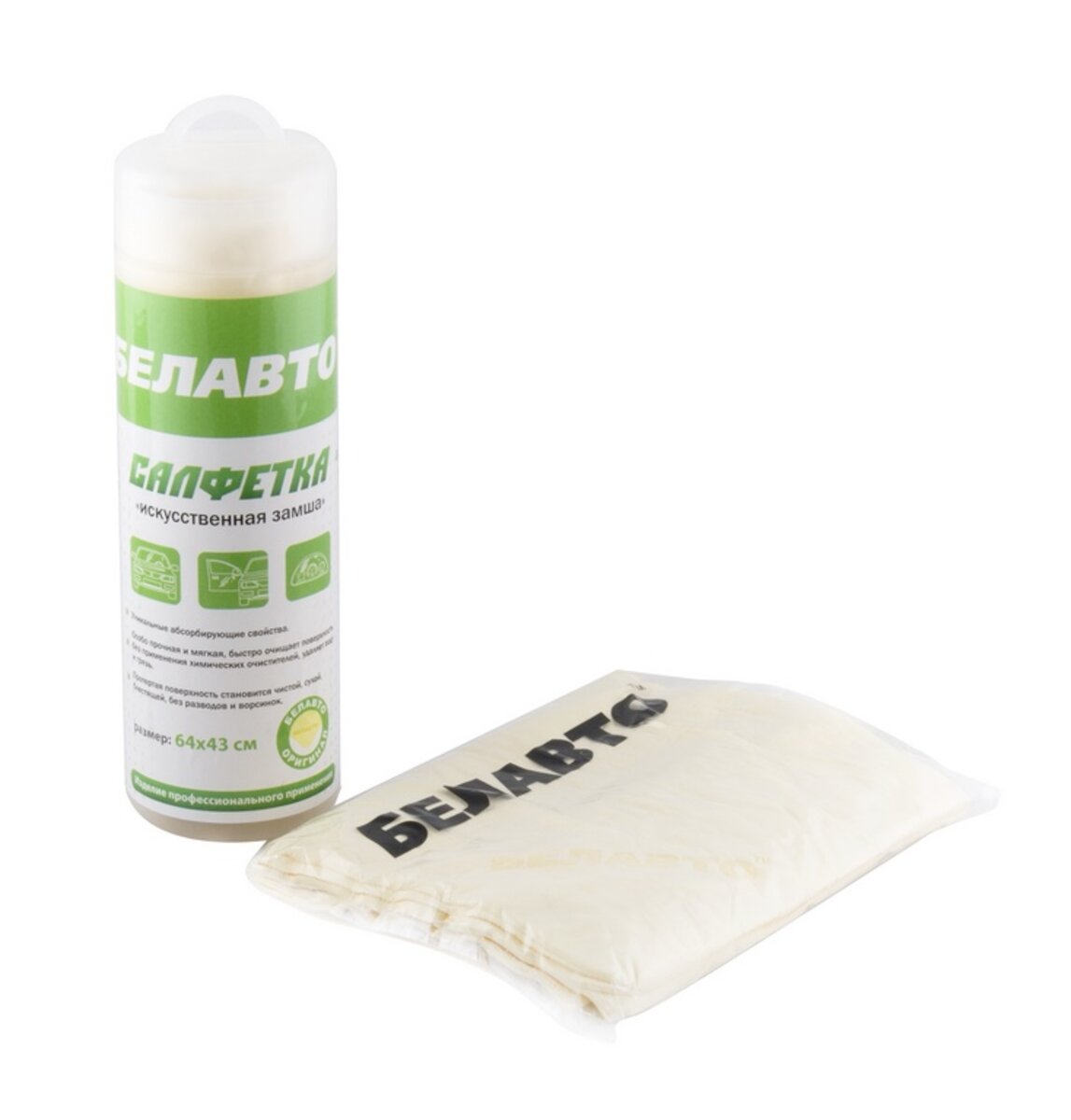 Ганчірка PVA в тубі Белавто, 64x43см (CA28) дивитися фото №1