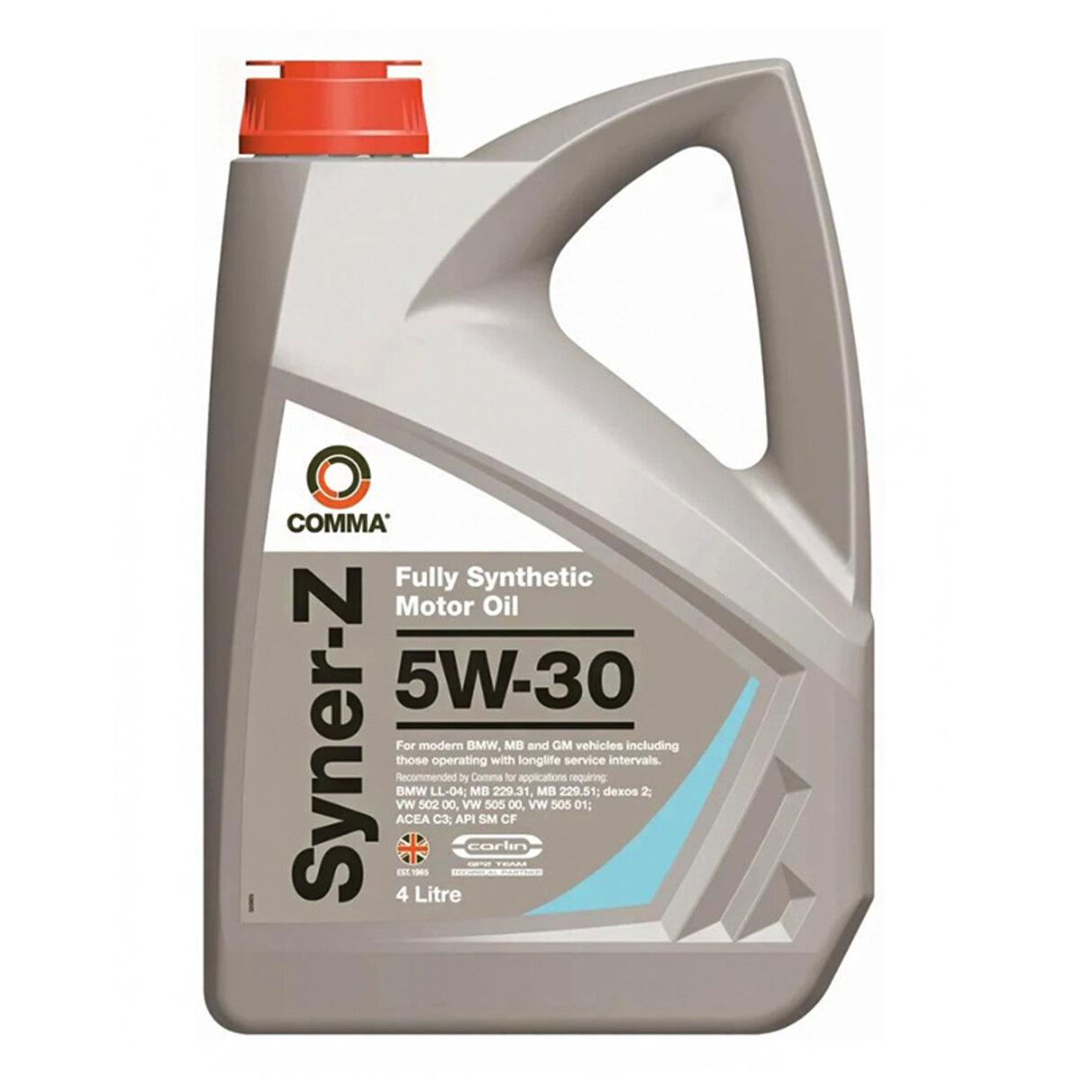 Моторне масло Comma SYNER-Z 5W-30 4л (SYZ4L) дивитися фото №1