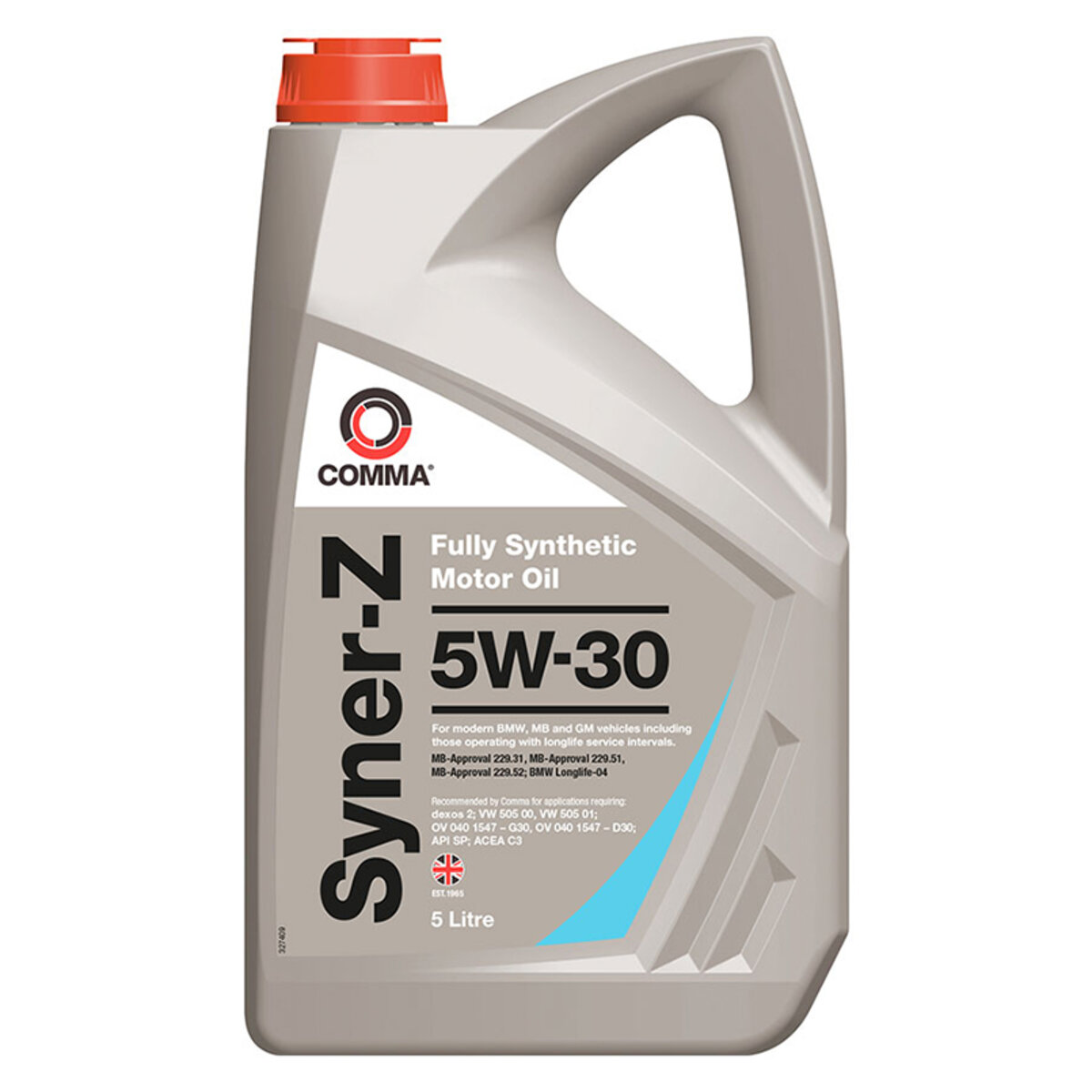 Моторне масло Comma SYNER-Z 5W-30 5л (SYZ5L) дивитися фото №1