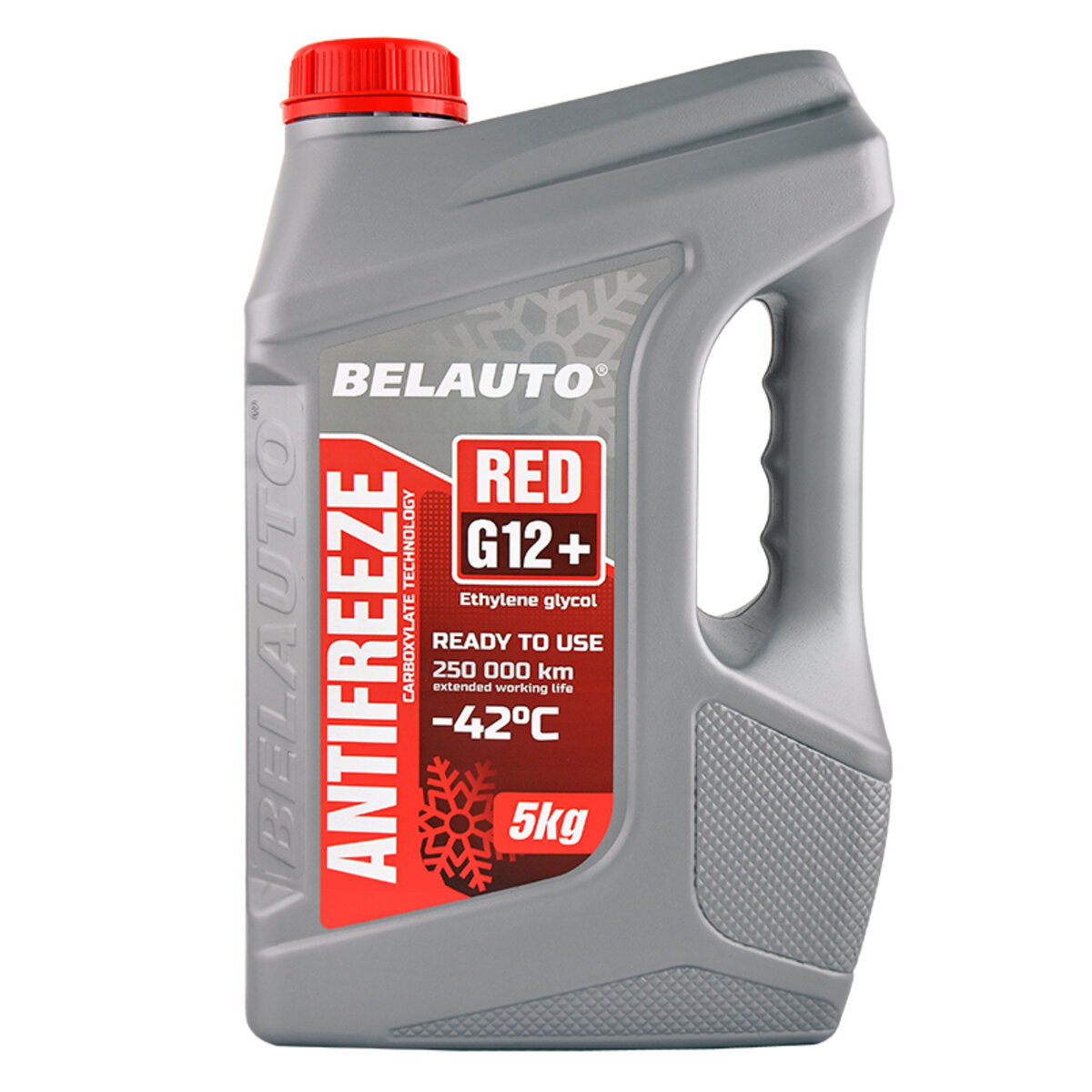 Антифриз червоний BELAUTO ANTIFREEZEE G12+ RED 5кг (AF1550) дивитися фото №1