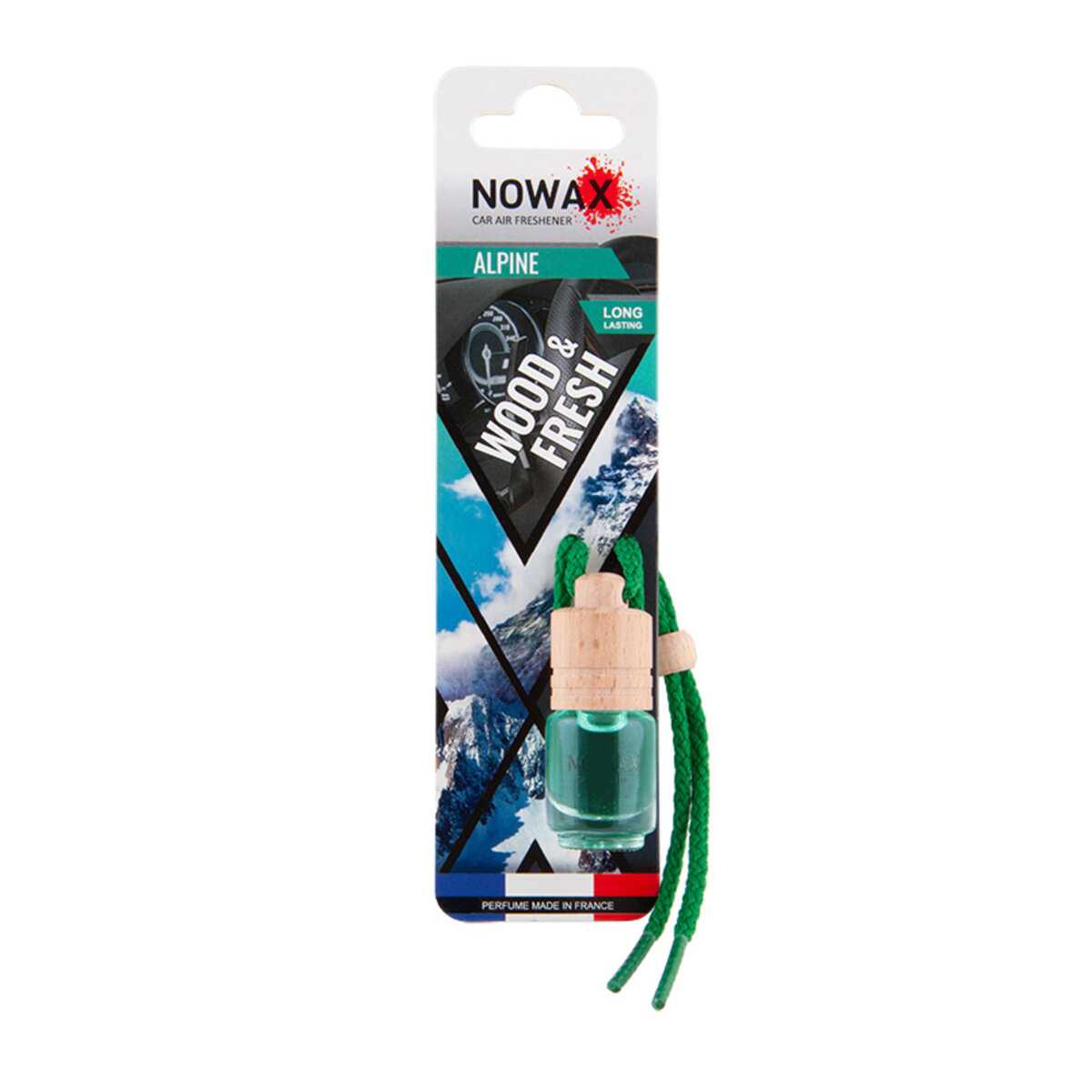 Автомобільний Ароматизатор Nowax Wood&Fresh Alpine рідкий (NX07700) | Аромат: Свіжість дивитися фото №1