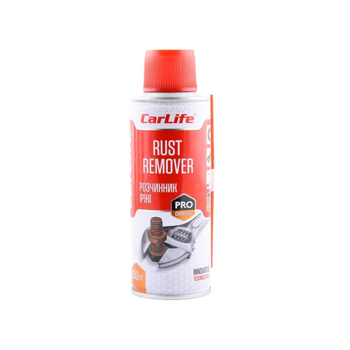 Розчинник іржі CarLife Rust Remover, 200мл (CF201) дивитися фото №1