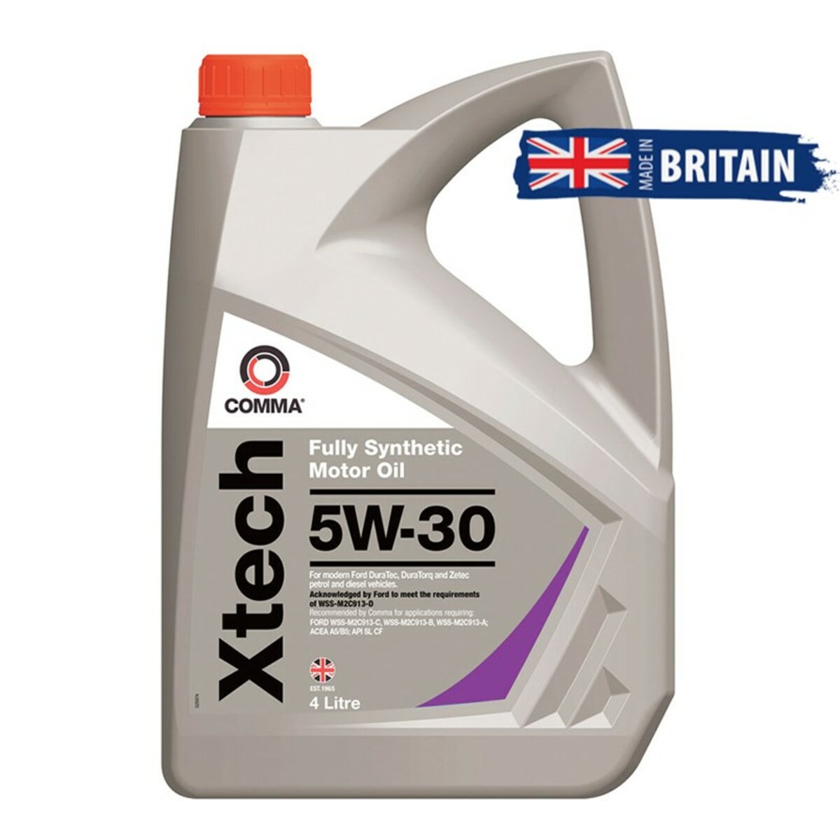 Моторне масло Comma XTECH 5W-30 4л (XTC4L) дивитися фото №1