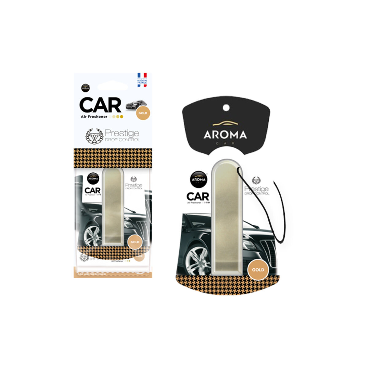 Автомобільний Ароматизатор Aroma Prestige Drop Control Gold рідкий (83205) | Аромат: Парфуми дивитися фото №1