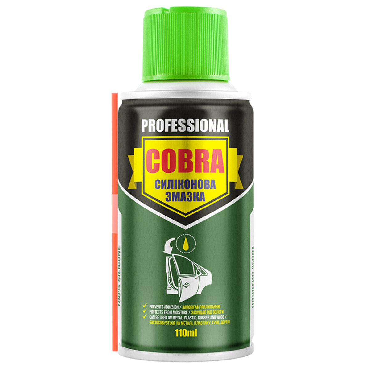 Змазка силіконова Nowax Silicone Spray Cobra, 110мл (NX11200) дивитися фото №1