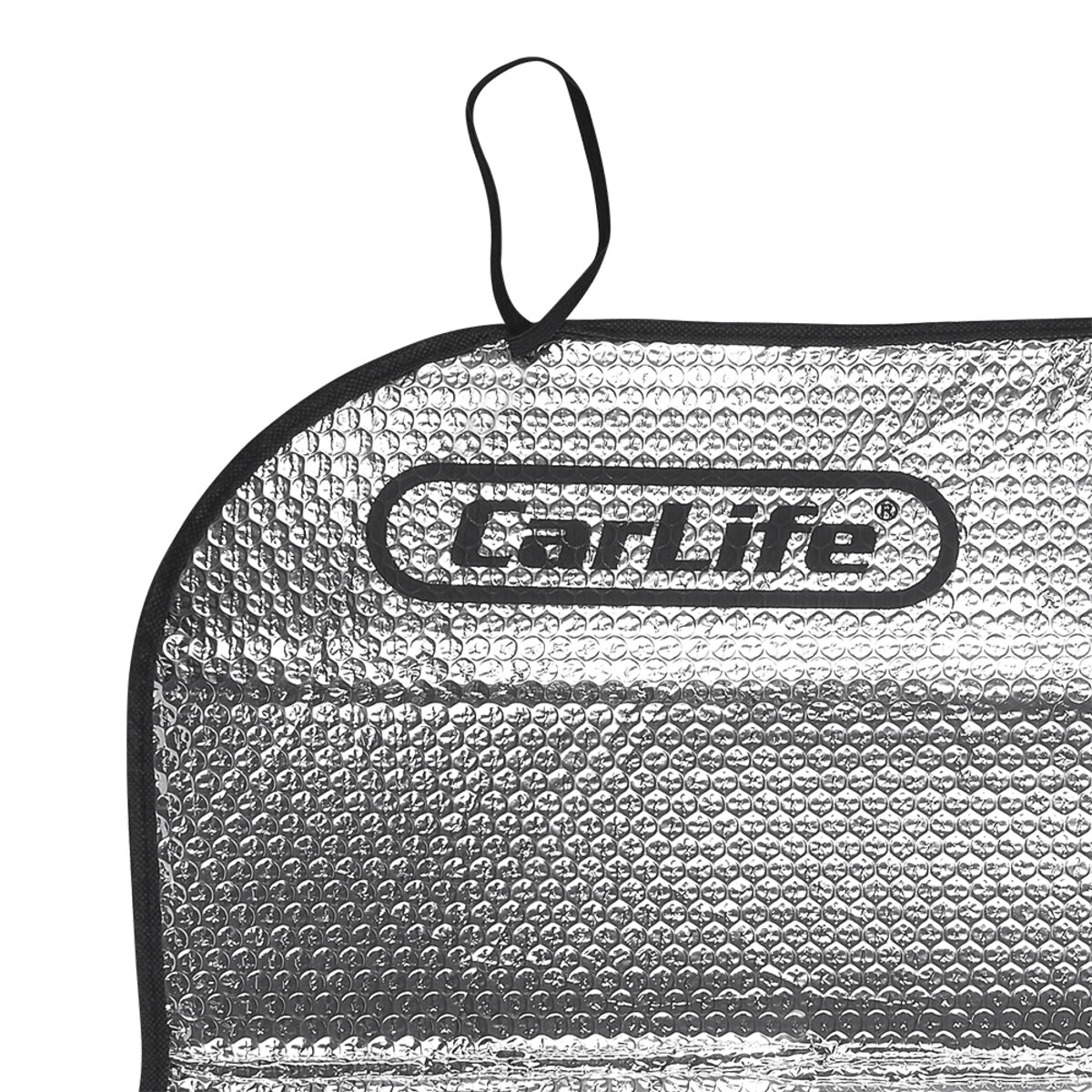 Шторка солнцезащитная автомобильная CarLife для лобового стекла 130x60см серебряная (SS130) смотреть фото №3