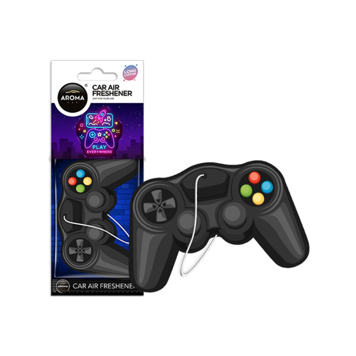 Автомобільний Ароматизатор Aroma Car Cellulose GAMES - Controller Lumiere сухий (83400) | Аромат: Інший дивитися фото №1