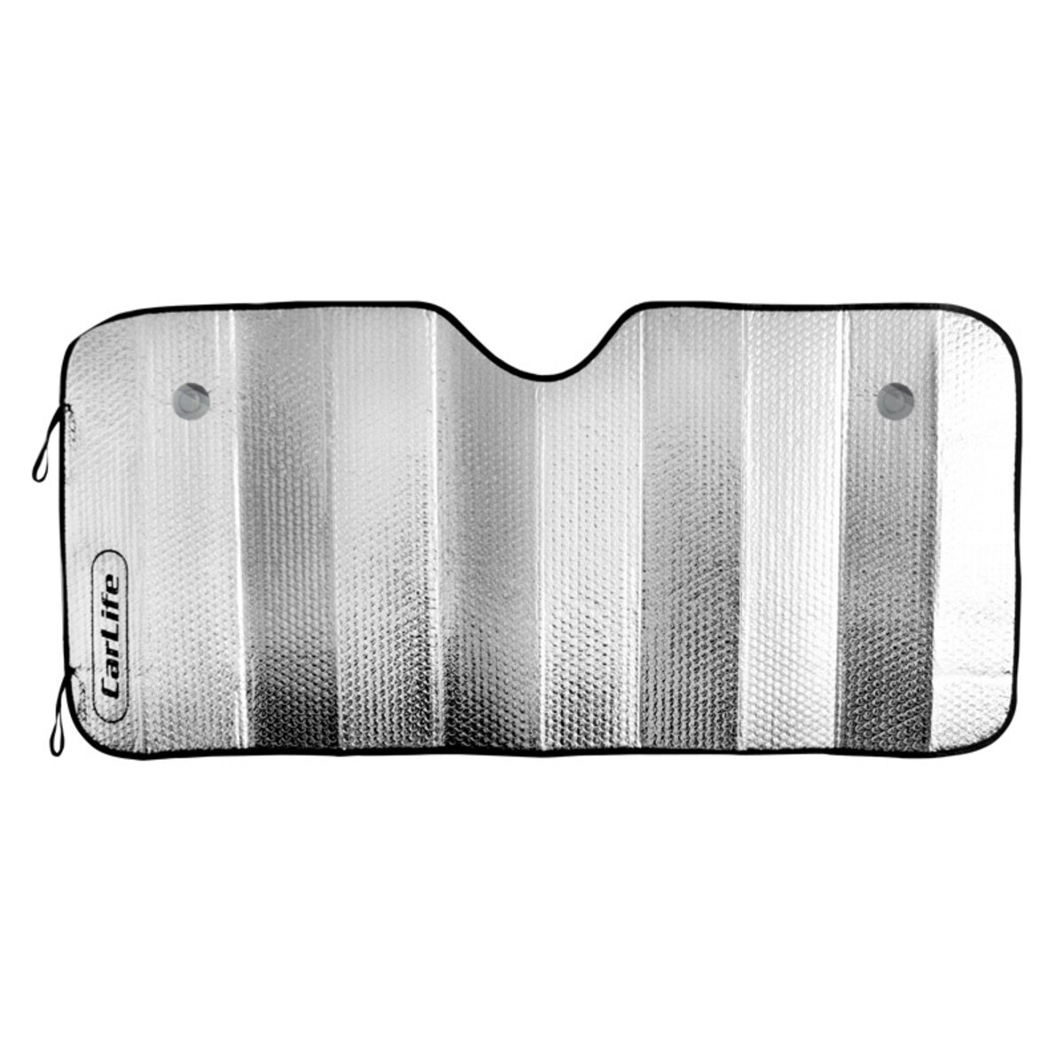 Шторка від сонця передня 1,45x0,7м, срібна (SS145) дивитися фото №1