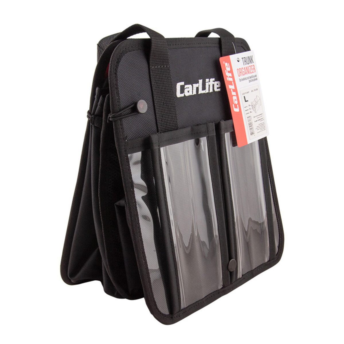 Сумка органайзер CarLife (трансформер) L 58х34х31см Тк. PVC 1680 D чорна (To149) дивитися фото №2