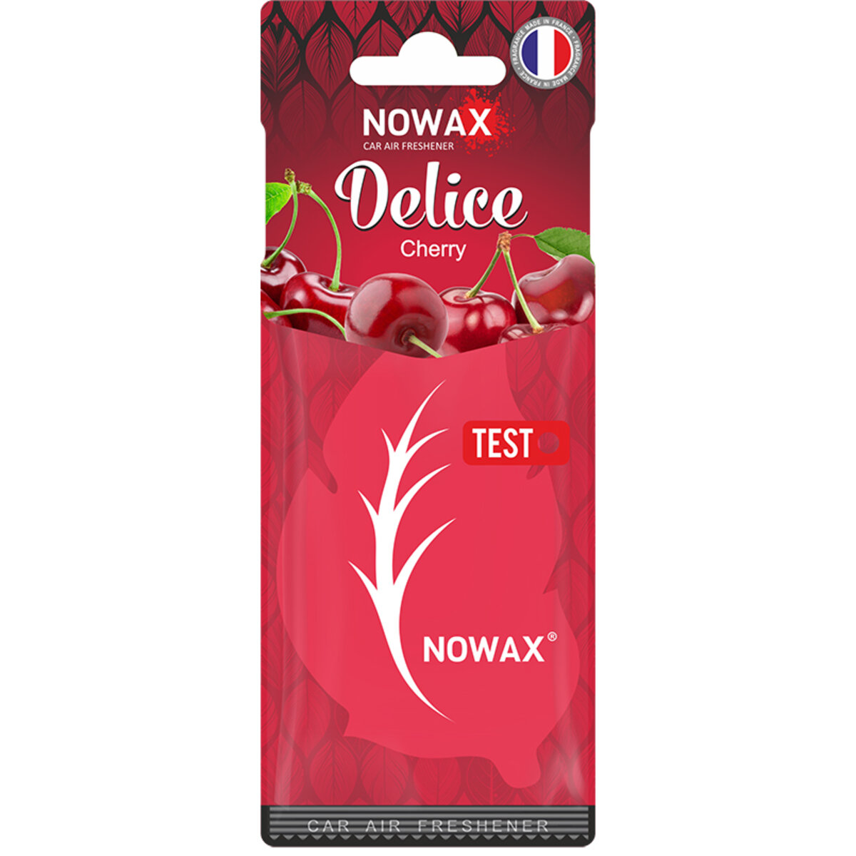 Автомобільний Ароматизатор повітря целюлозний Nowax серія Delice - Cherry (NX00079) | Аромат: Ягідний дивитися фото №1
