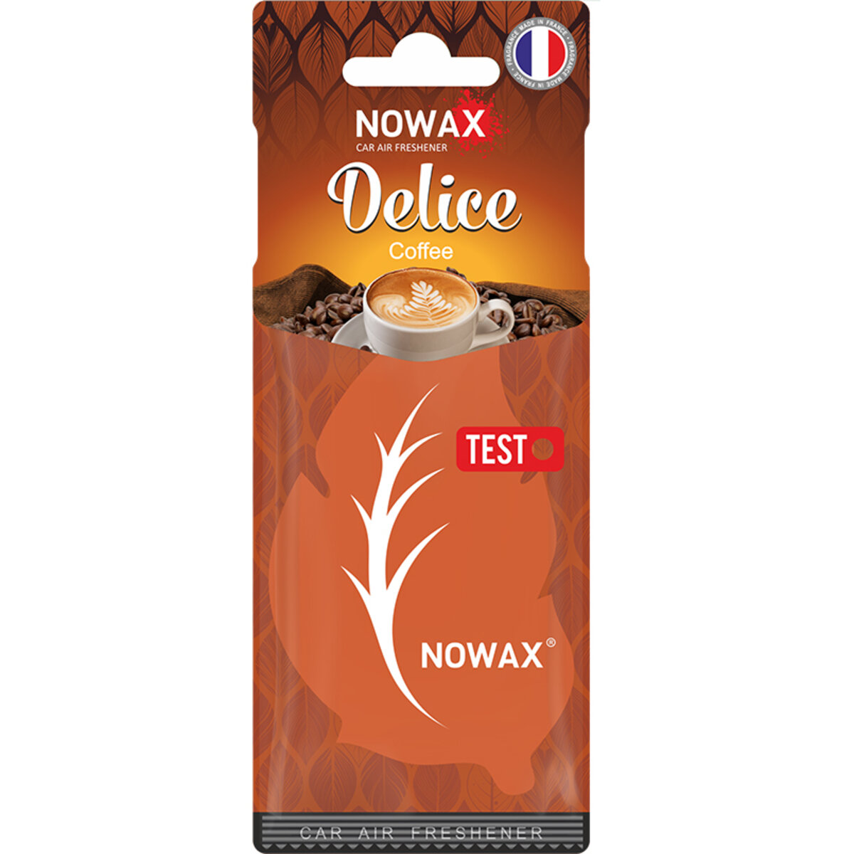 Автомобільний Ароматизатор повітря целюлозний Nowax серія Delice - Coffee (NX00080) | Аромат: Кава дивитися фото №1