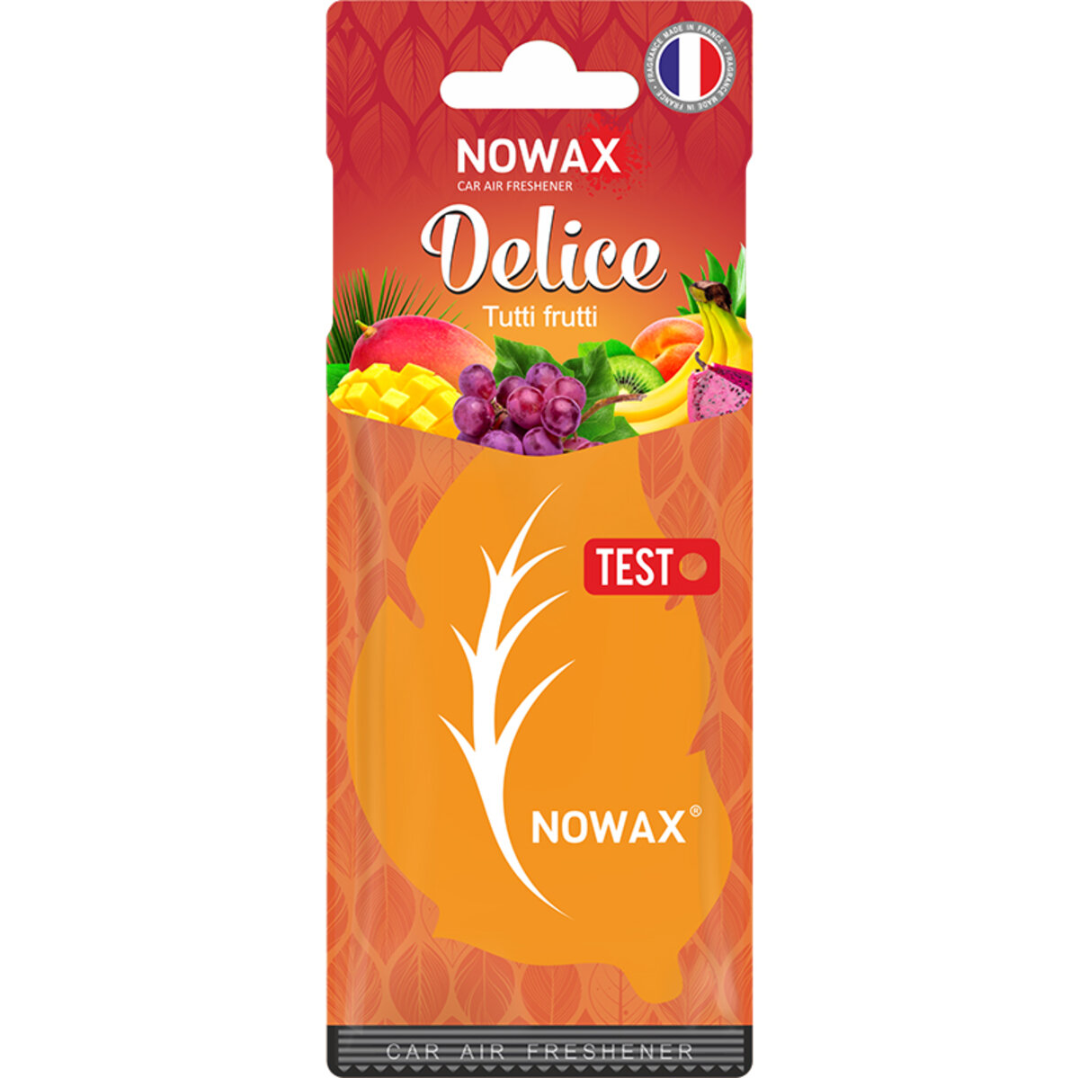 Автомобільний Ароматизатор повітря целюлозний Nowax серія Delice - Tutti Frutti (NX00087) | Аромат: Фруктовий дивитися фото №1