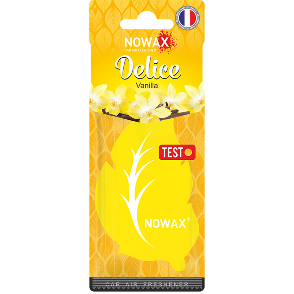 Автомобільний Ароматизатор повітря целюлозний Nowax серія Delice - Vanilla (NX00088) | Аромат: Ваніль дивитися фото №1
