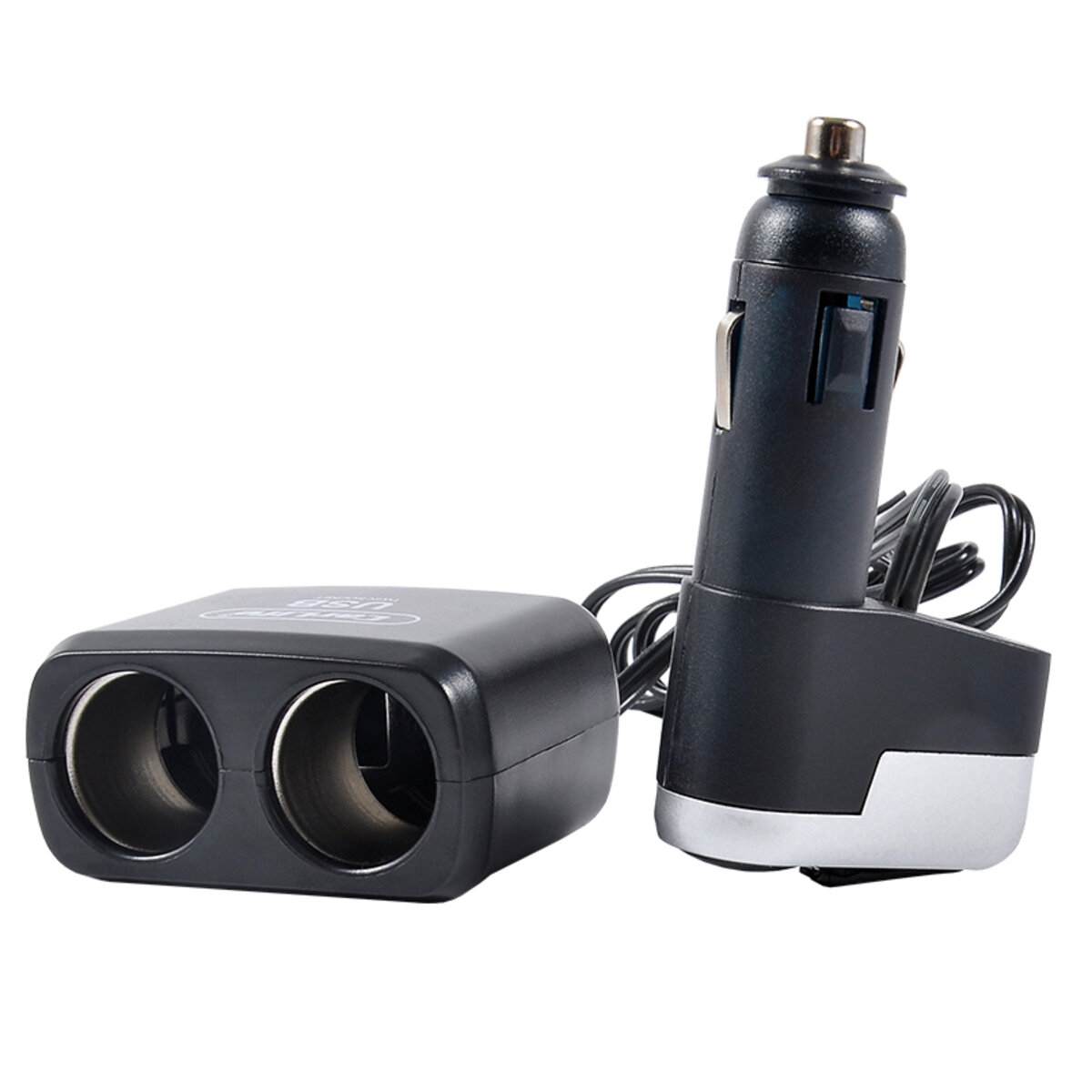 Разветвитель прикуривателя Carlife 2в1 + USB, 12В, 5A (CS303) смотреть фото №3