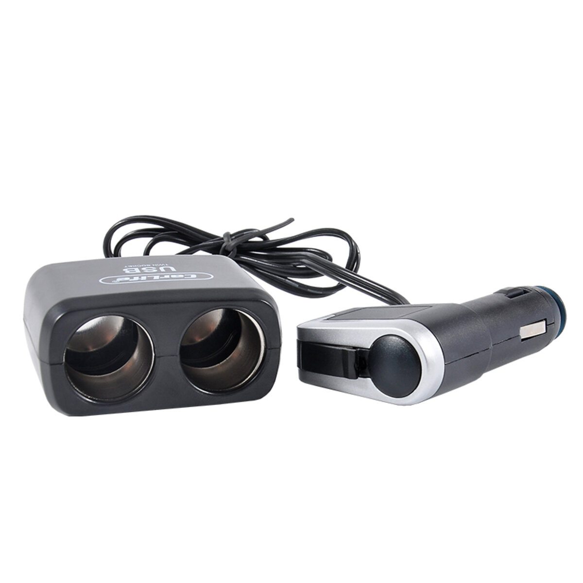 Разветвитель прикуривателя Carlife 2в1 + USB, 12В, 5A (CS303) смотреть фото №4