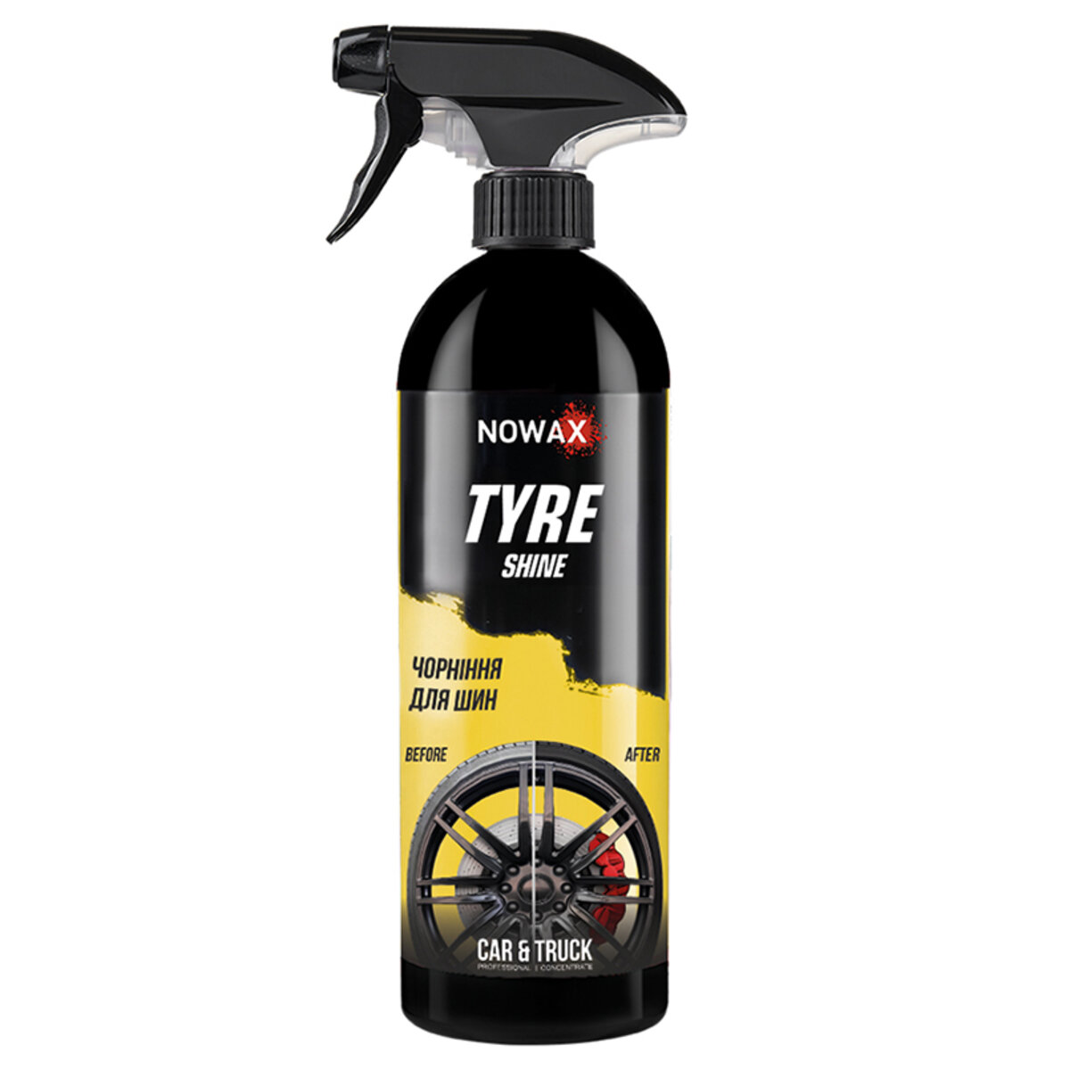Чорнитель и блеск для шин Nowax Tyre Shine 750мл (NX75006) смотреть фото №1