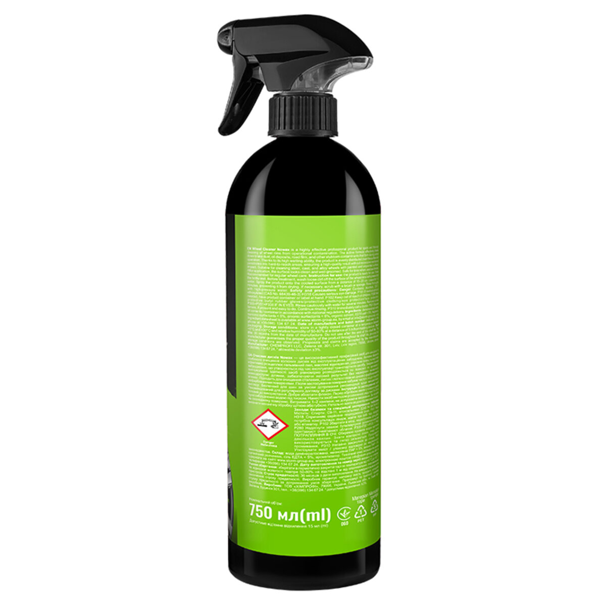 Очиститель дисков Nowax Wheel Cleaner 750мл (NX75004) смотреть фото №2