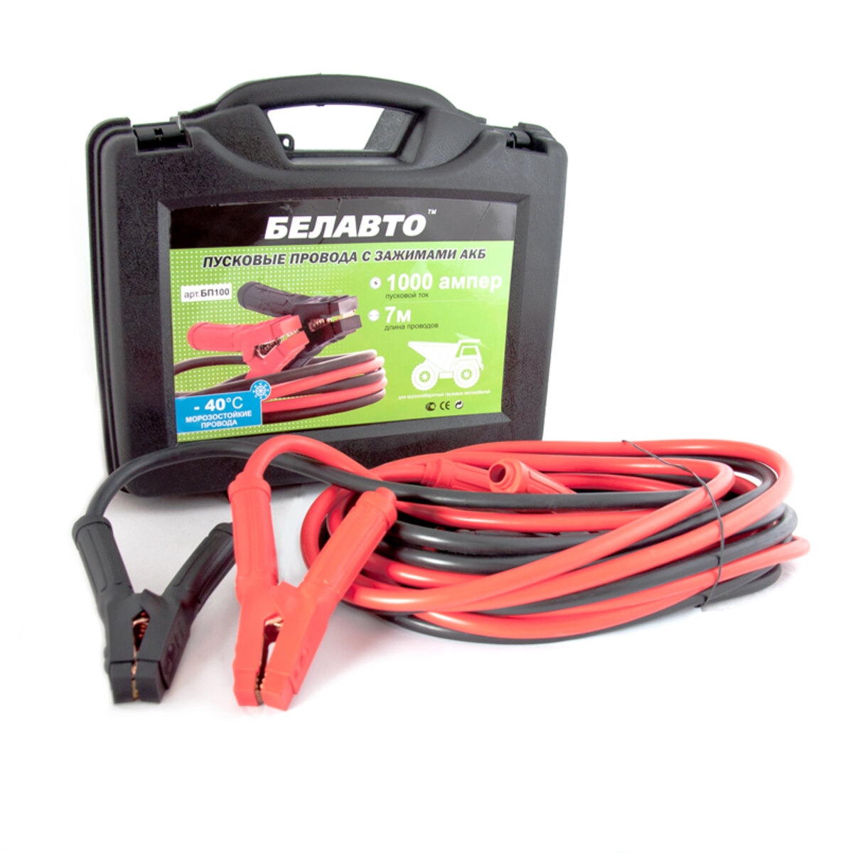 Провода-прикурювачі Белавто 1000А, 7м BP100 (BP100) дивитися фото №1