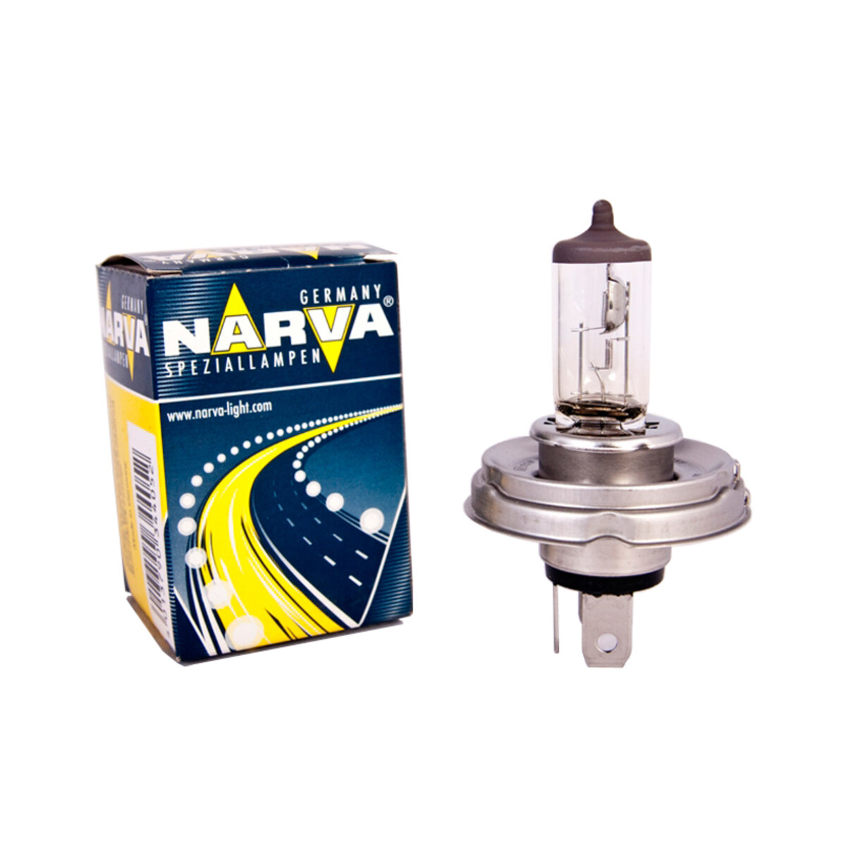 Галогенова лампа Narva H4 12V 60/55W P45t (48884) дивитися фото №1