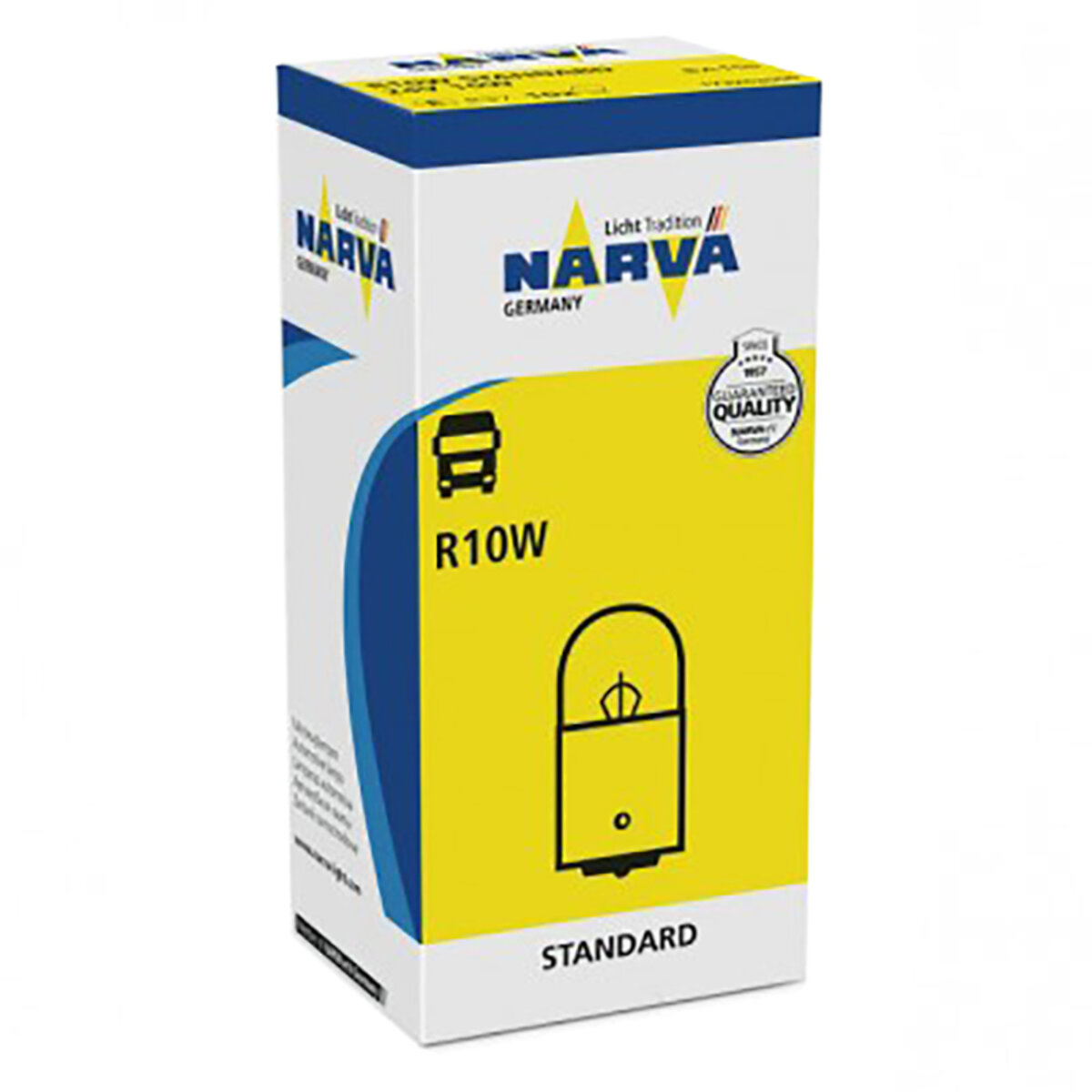 Лампа розжарювання Narva R10W 24V 10W BA15s, 10шт (17326) дивитися фото №2