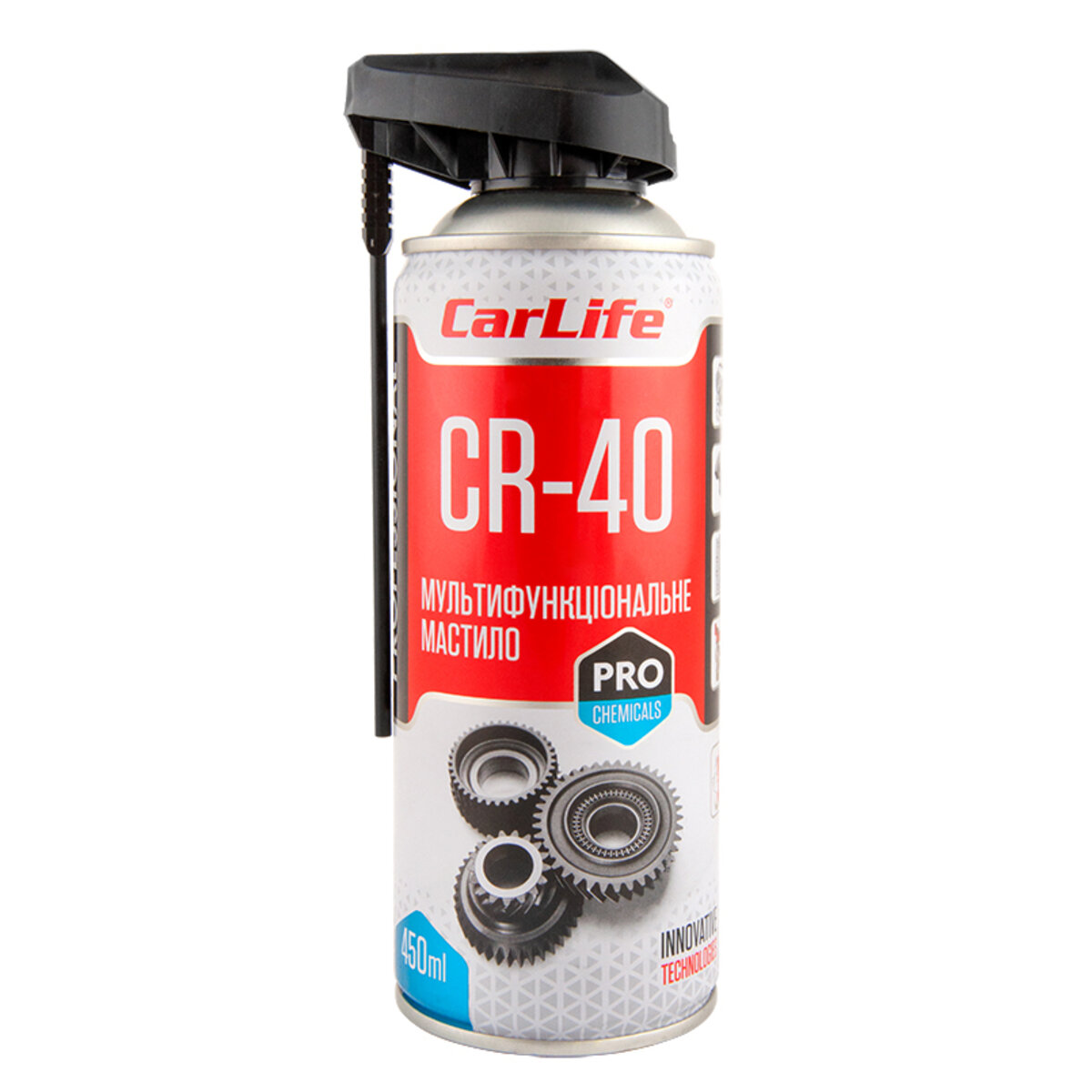 Змазка багатофункціональна CarLife CR-40 Multifunctional Lubricant Professional, 450мл (CF453) дивитися фото №1