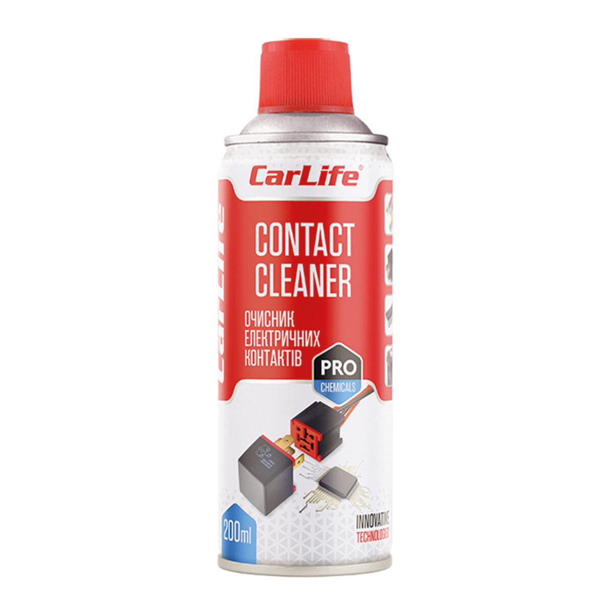 Очисник електричних контактів CarLife Contact Cleaner, 200мл (CF204) дивитися фото №1