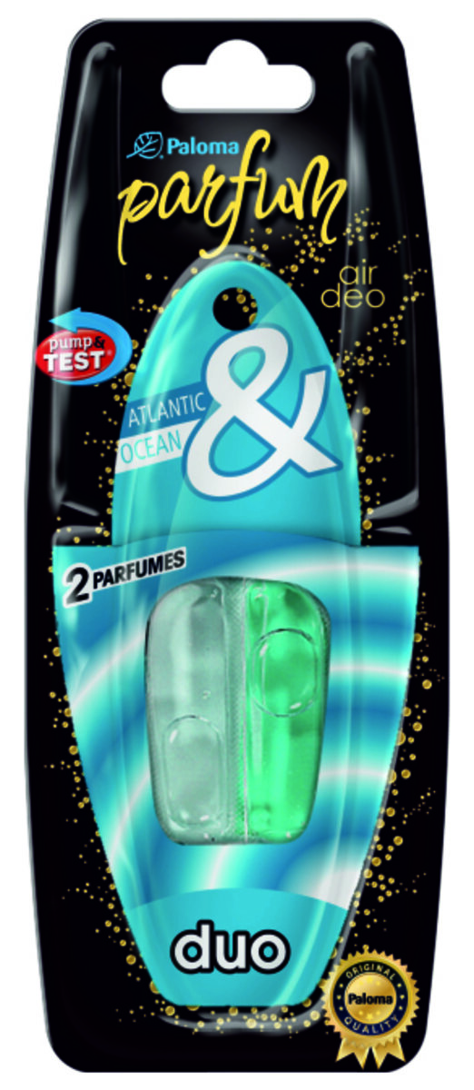 Автомобільний Ароматизатор Paloma Duo Atlantic Ocean рідкий (78032) | Аромат: Свіжість дивитися фото №1
