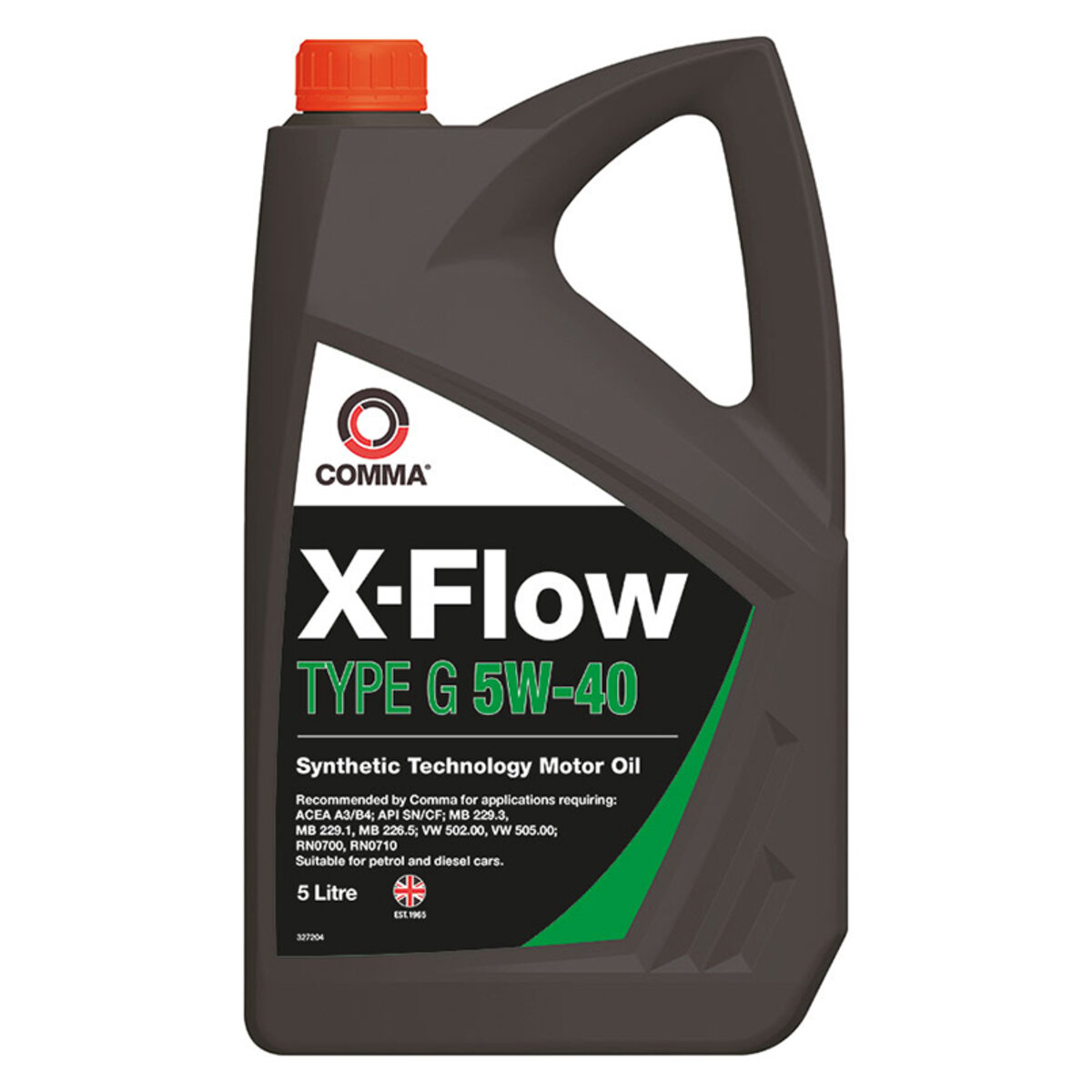 Моторне масло Comma X-FLOW TYPE G 5W-40 5л (XFG5L) дивитися фото №1