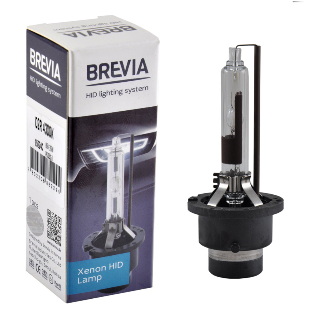 Ксенонова лампа Brevia D2R, 4300K, 85V, 35W PK32d-3, 1шт (85224c) дивитися фото №1