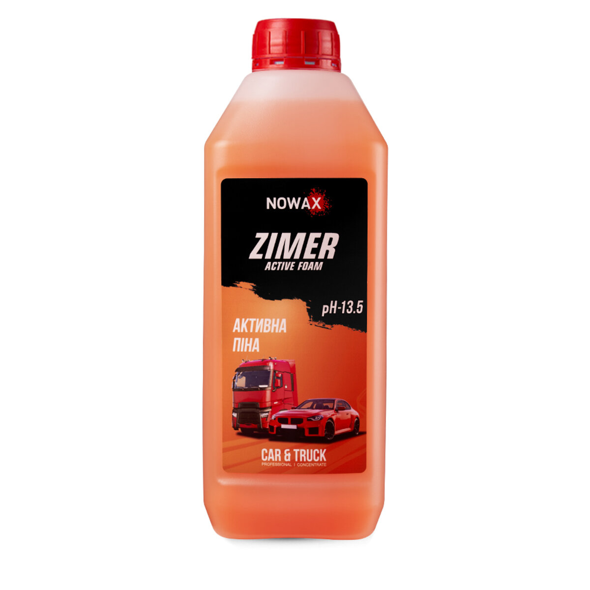 Активная пена Nowax Zimer Active Foam концентрат для бесконтактной мойки 1л (NX01139) смотреть фото №1