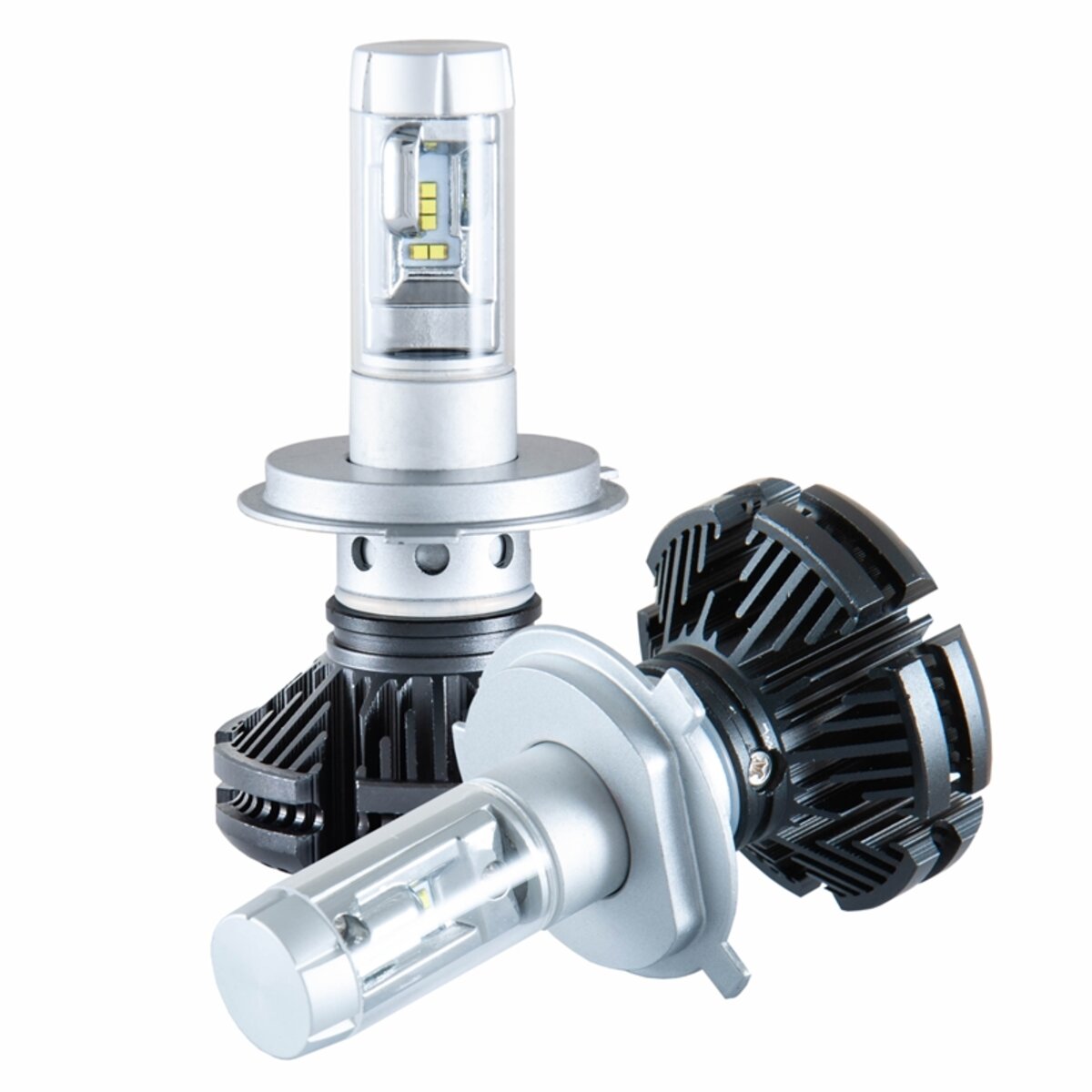 LED автолампа Solar H4 12/24V 6000Lm 50W ZES Chip (8804) дивитися фото №3