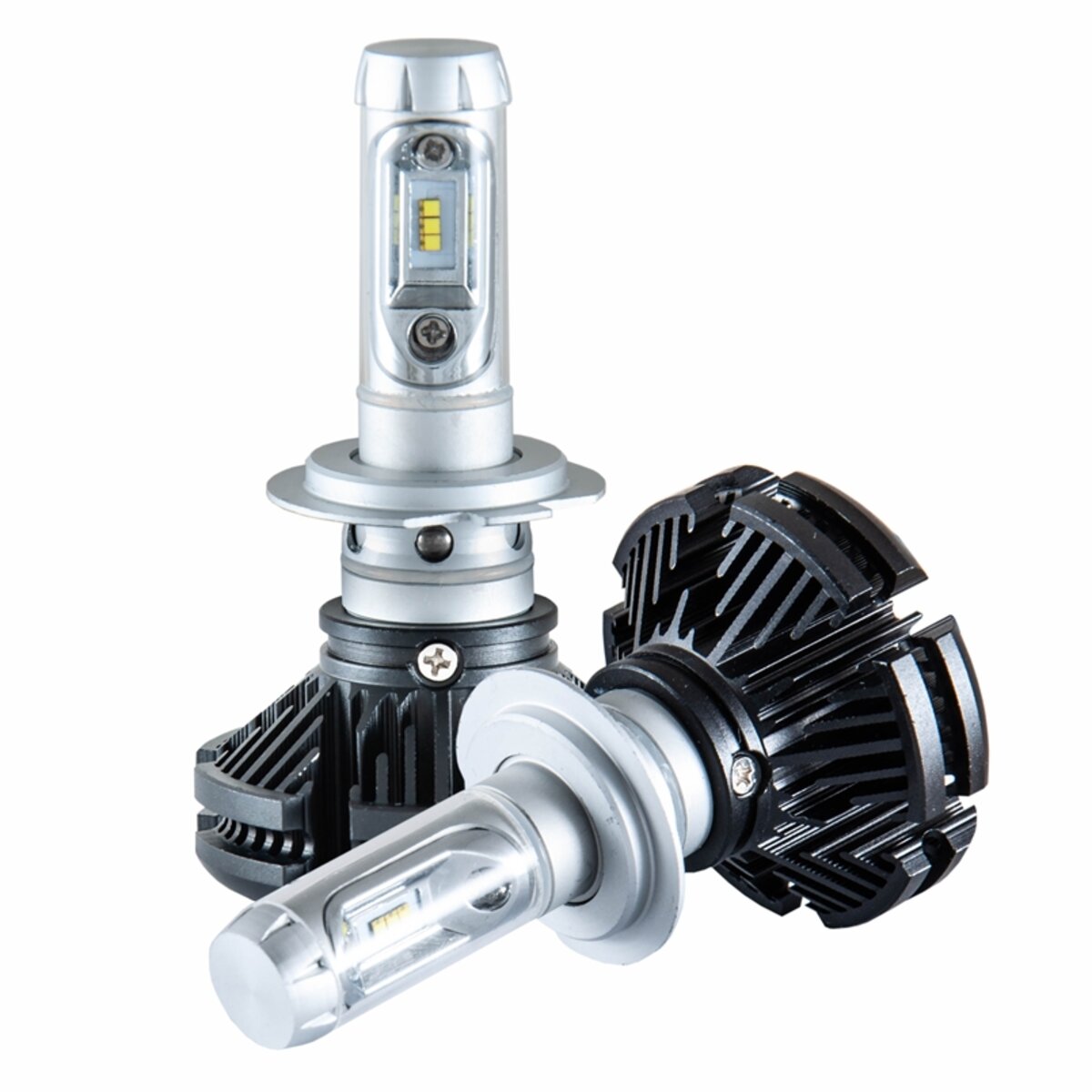 LED автолампа Solar H7 12/24V 6000Lm 50W ZES Chip (8807) дивитися фото №3