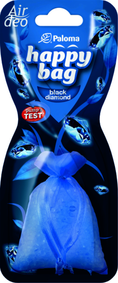 Автомобільний Ароматизатор Paloma Happy Bag Black Diamont сухий (78035) | Аромат: Парфуми дивитися фото №1