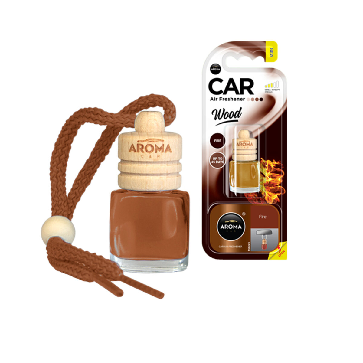 Автомобільний Ароматизатор Aroma Car Wood Fire, 6ml рідкий (92037) | Аромат: Інший дивитися фото №1