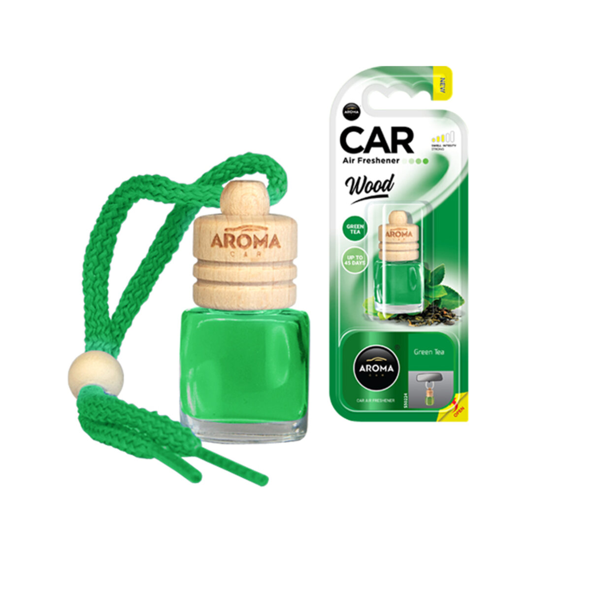 Автомобільний Ароматизатор Aroma Car Wood Green Tea, 6ml рідкий (63119) | Аромат: Інший дивитися фото №1