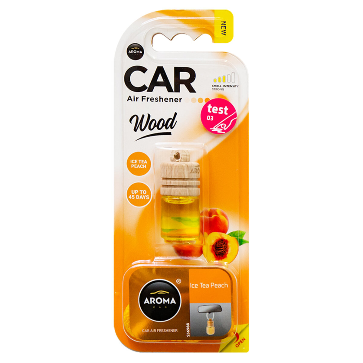 Автомобільний Ароматизатор Aroma Car Wood Ice Tea Peach, 6мл рідкий (92972) | Аромат: Інший дивитися фото №1