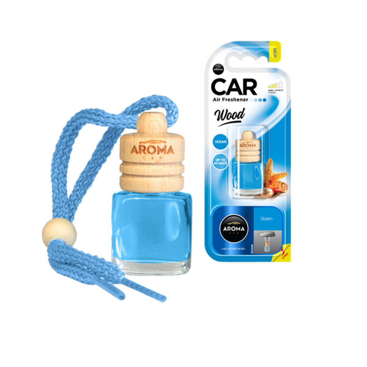 Автомобільний Ароматизатор Aroma Car Wood Ocean, 6ml рідкий (63109) | Аромат: Свіжість дивитися фото №1