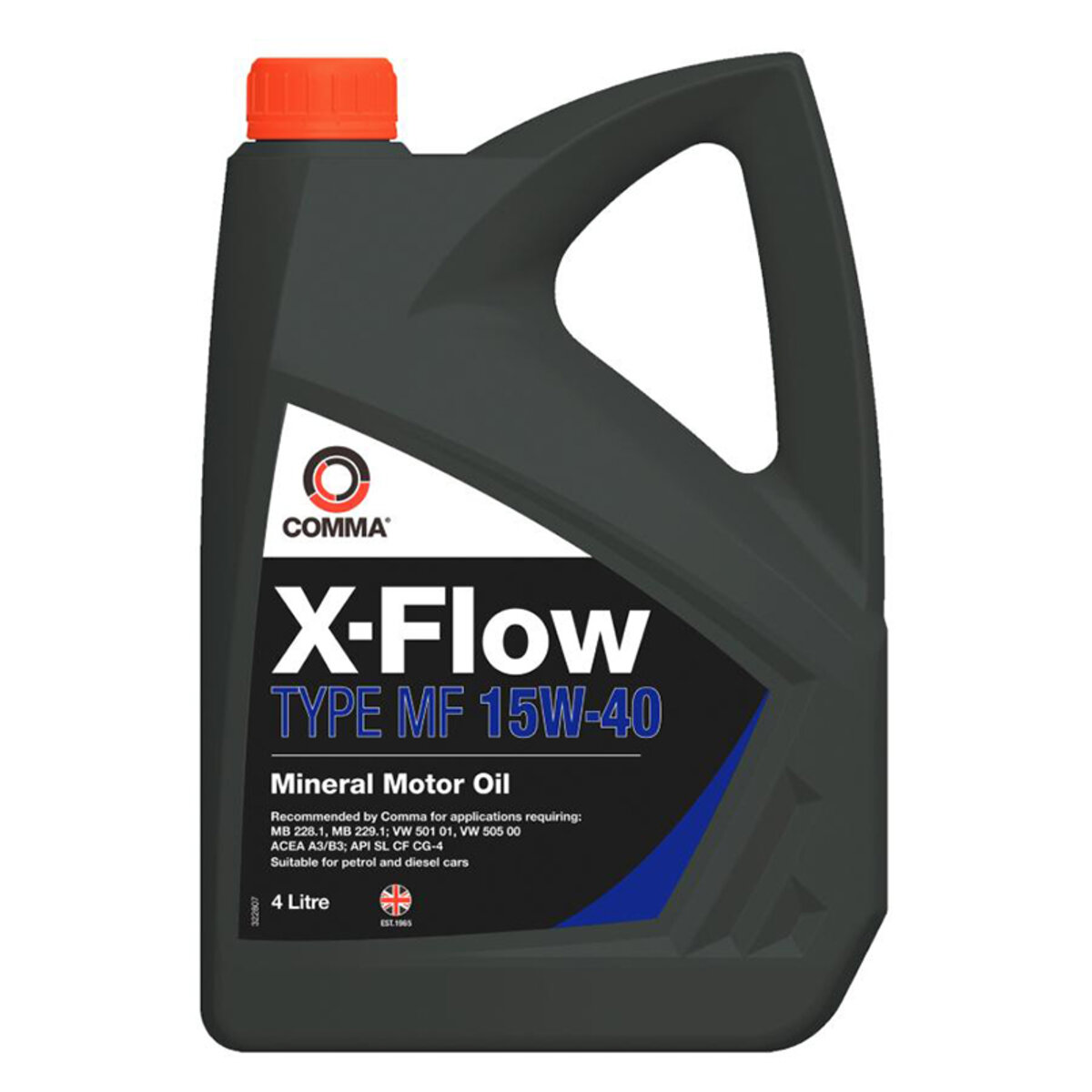 Моторне масло Comma X-FLOW TYPE MF 15W-40 4л (XFMF4L) дивитися фото №1