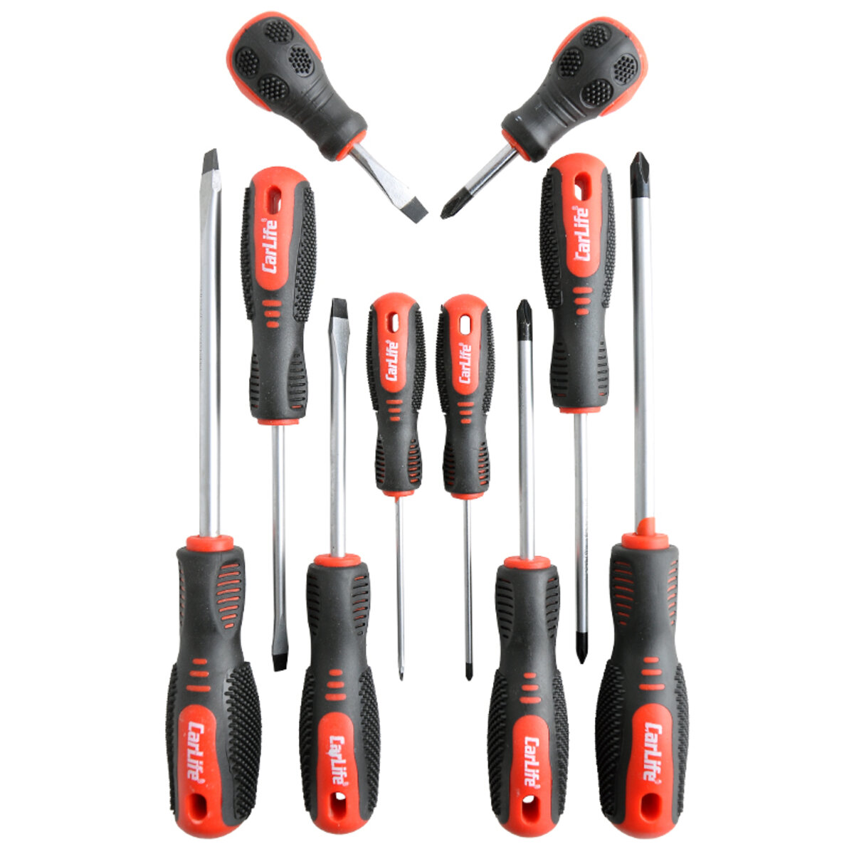 Набір викруток Carlife Cr-V 6150 10шт (WR6910) дивитися фото №2