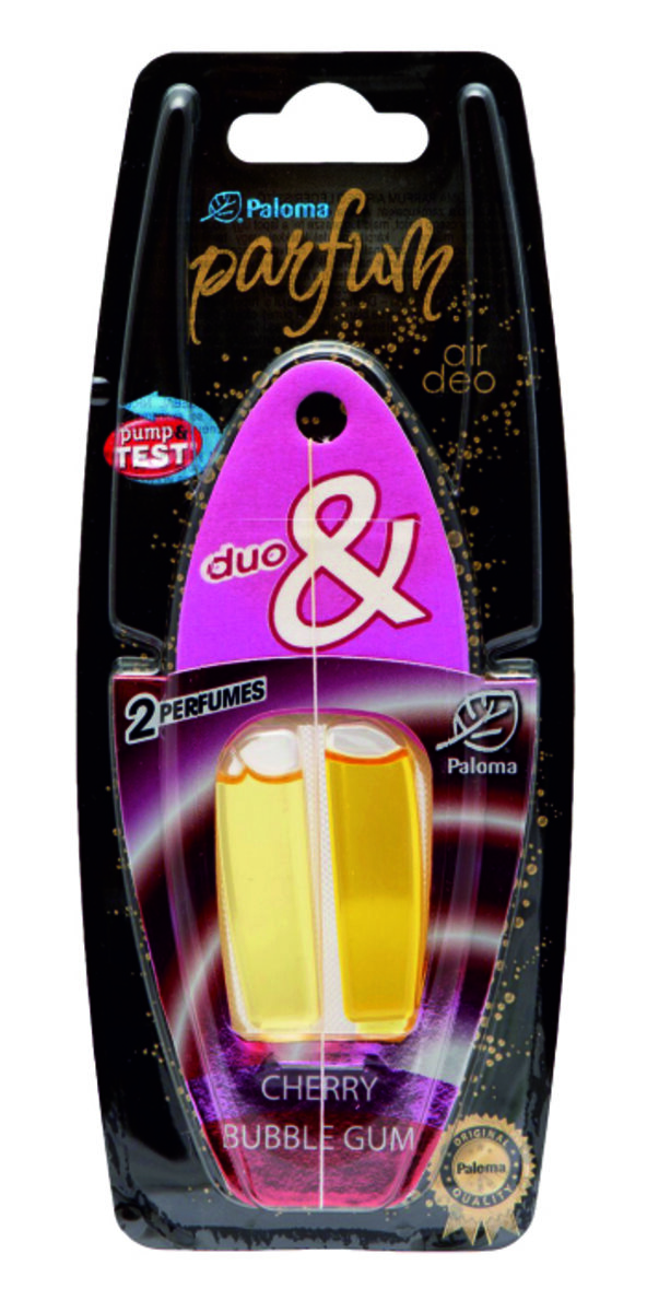 Автомобільний Ароматизатор Paloma Duo Cherry&Bubble Gum рідкий (74006) | Аромат: Інший дивитися фото №1