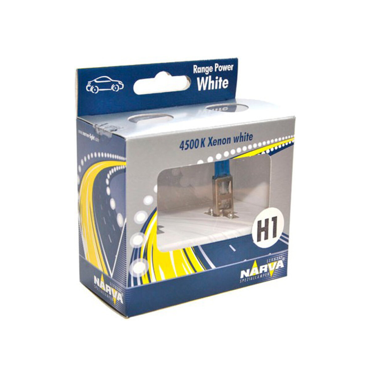 Галогенова лампа Narva H1 12V 55W P14.5s Duo (48641S2) дивитися фото №1