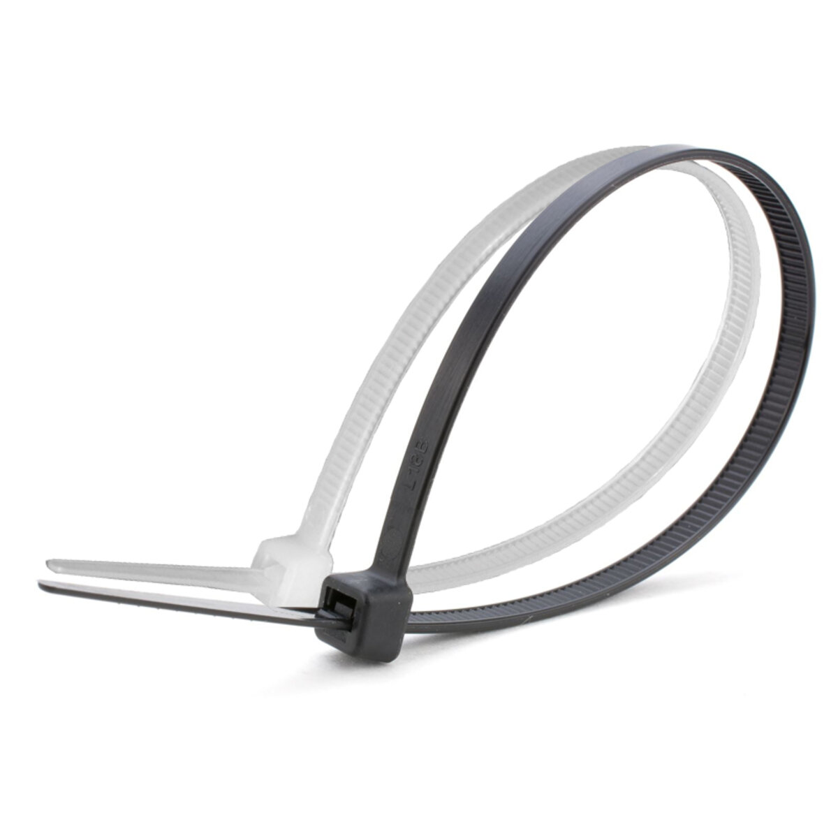 Хомути Белавто пластикові білі 4.8x380мм, 100шт (W48380) дивитися фото №1