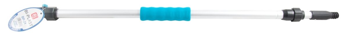 Ручка для щітки металева Bi-Plast телескопічна, 70-130см (BP-31) дивитися фото №1
