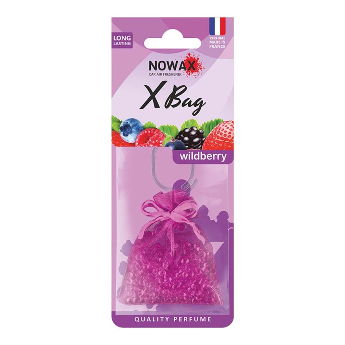 Автомобільний Ароматизатор Nowax X Bag Wildberry сухий (NX07554) | Аромат: Ягідний дивитися фото №1