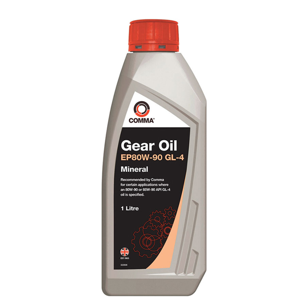 Трансмісійне масло Comma GEAR OIL EP80W-90 GL4 1л (GO41L) дивитися фото №1
