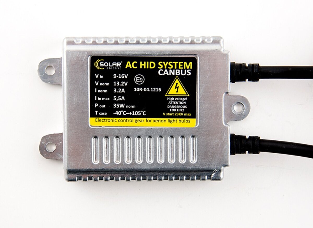 Блоки розпалювання Slim Solar Canbus Premium Ballast 35W, 9-16В, KET (1570) дивитися фото №1