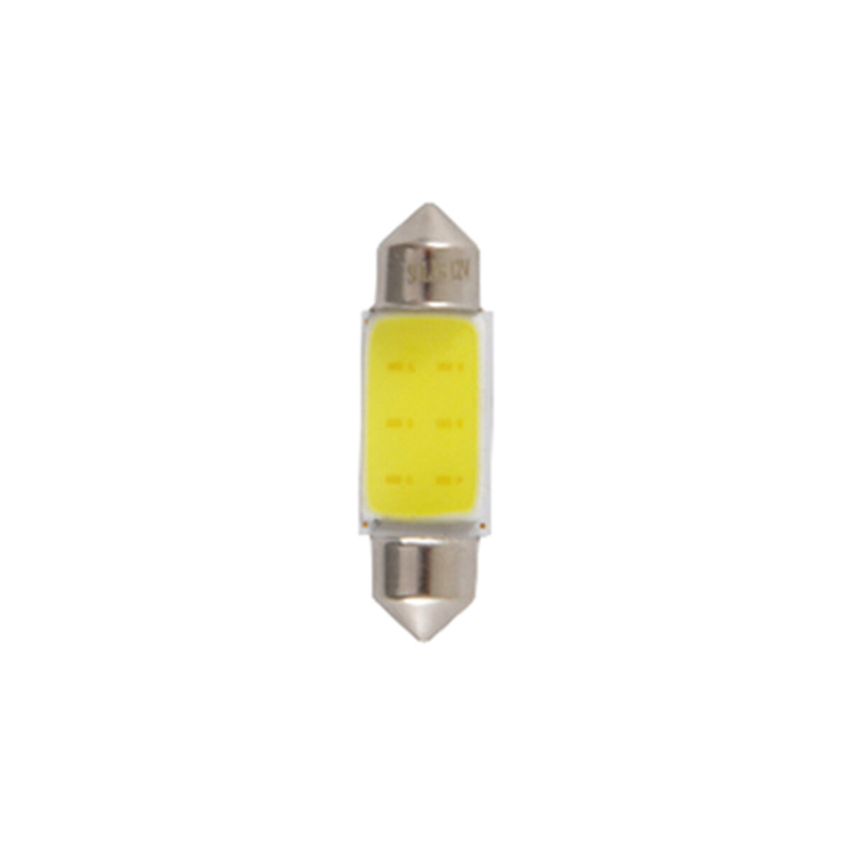 LED автолампа Solar 24V SV8.5 T11x36 1COB-8SMD 56LM white 10шт (LC361_P) дивитися фото №1