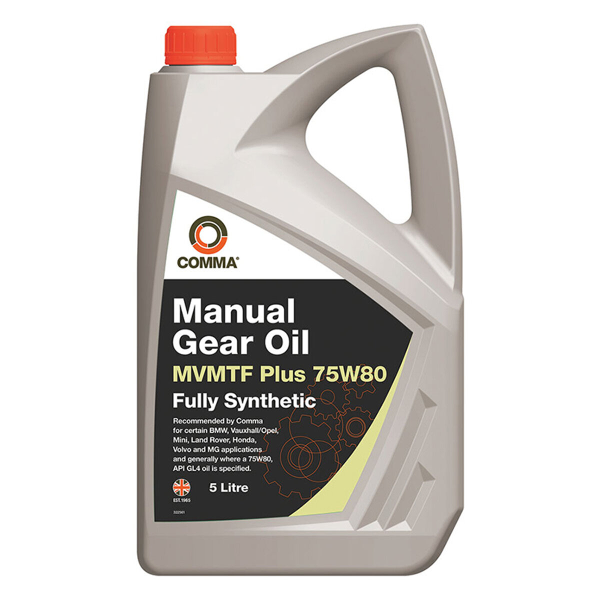 Трансмісійне масло Comma MVMTF 75W-80 FS PLUS 5л (MVP75805L) дивитися фото №1