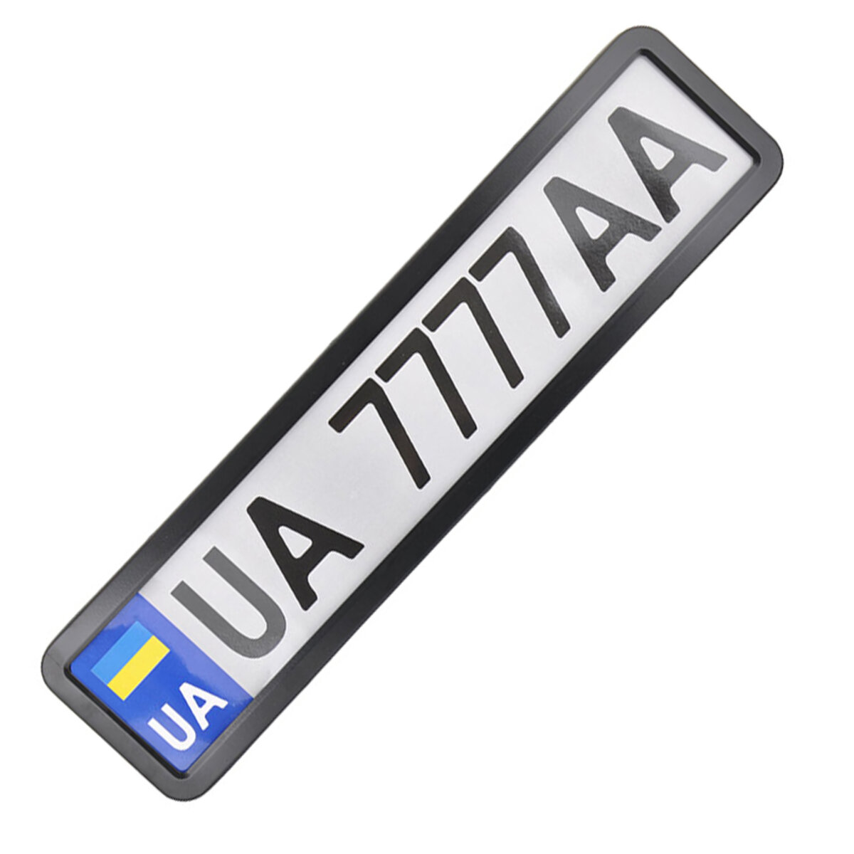 Рамка Сarlife під номер, чорна глянцева (NH430) дивитися фото №1